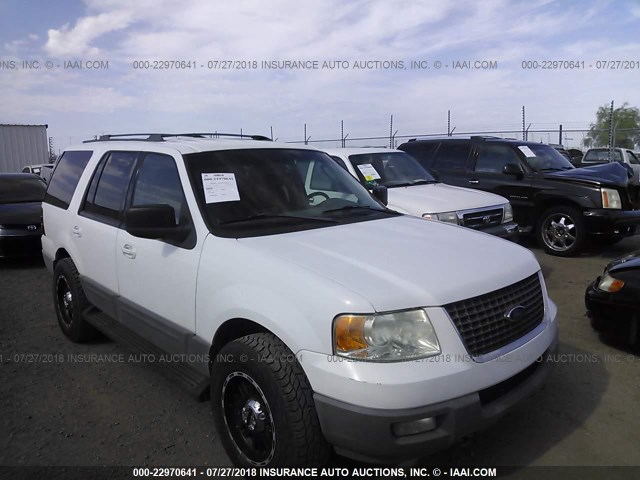 1FMPU16WX3LA60595 - 2003 FORD EXPEDITION XLT WHITE photo 1