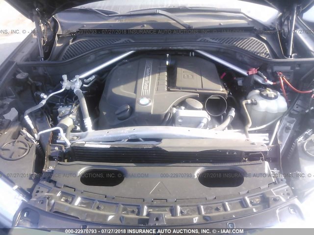 5UXKR0C55H0V50424 - 2017 BMW X5 XDRIVE35I BLACK photo 10