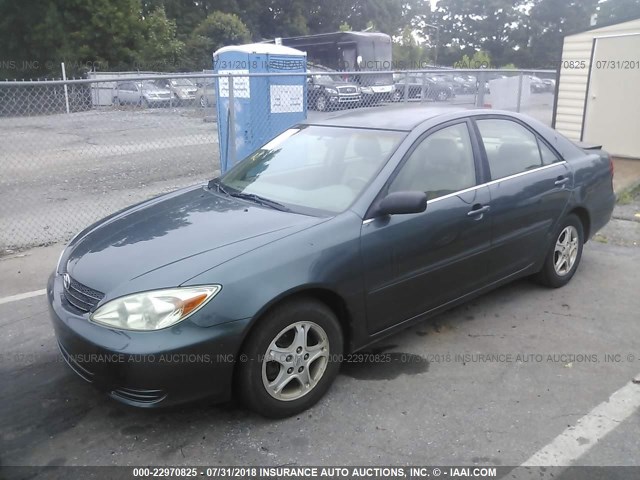 4T1BE32K92U529870 - 2002 TOYOTA CAMRY LE/XLE/SE 绿色 照片 2