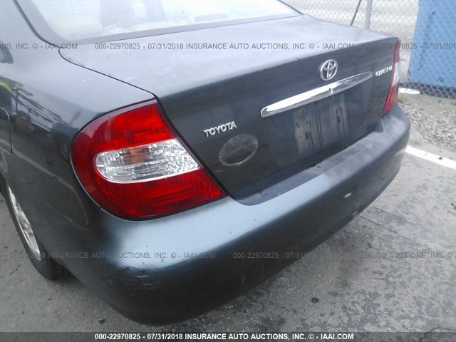 4T1BE32K92U529870 - 2002 TOYOTA CAMRY LE/XLE/SE 绿色 照片 6