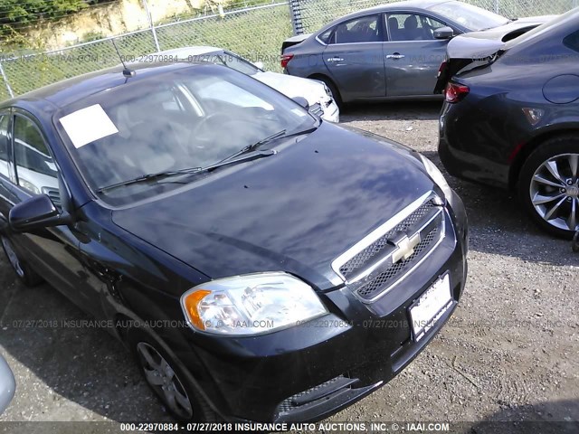 KL1TD5DE6AB098419 - 2010 CHEVROLET AVEO LS/LT 黑色 照片 1
