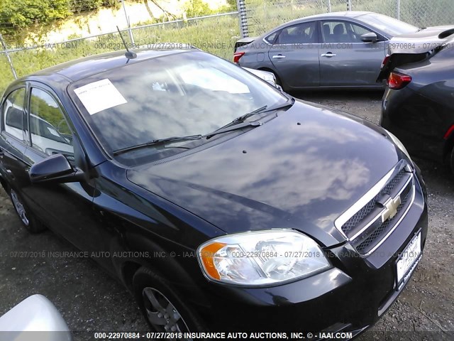 KL1TD5DE6AB098419 - 2010 CHEVROLET AVEO LS/LT 黑色 照片 3