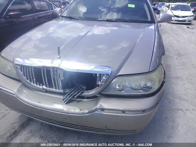 1LNHM81W63Y613024 - 2003 LINCOLN TOWN CAR EXECUTIVE TAN photo 6