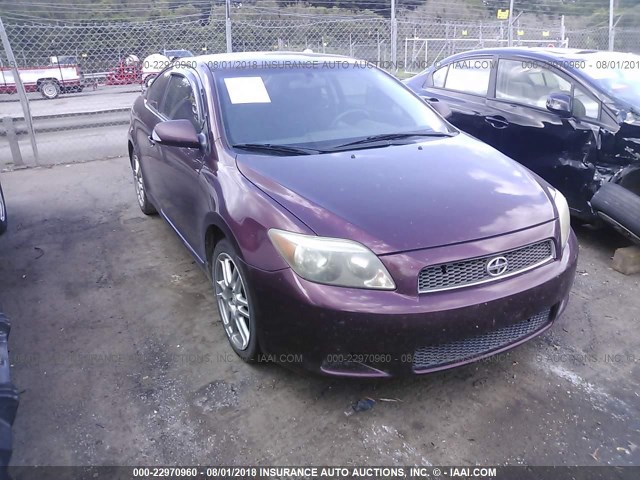 JTKDE177270185599 - 2007 TOYOTA SCION TC 勃艮第红 照片 1