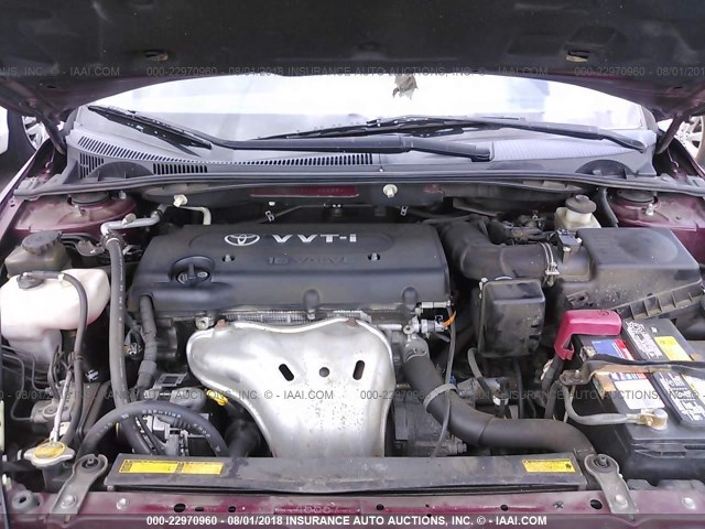 JTKDE177270185599 - 2007 TOYOTA SCION TC 勃艮第红 照片 10