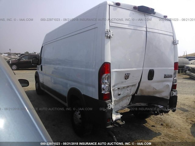 3C6TRVDG8GE133248 - 2016 RAM PROMASTER 2500 2500 HIGH WHITE photo 3