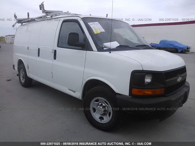 1GCWGFCA5C1109632 - 2012 CHEVROLET EXPRESS G2500  WHITE photo 1