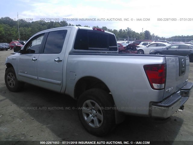 1N6BA0EC1CN308310 - 2012 NISSAN TITAN S/SV/SL/PRO-4X SILVER photo 3