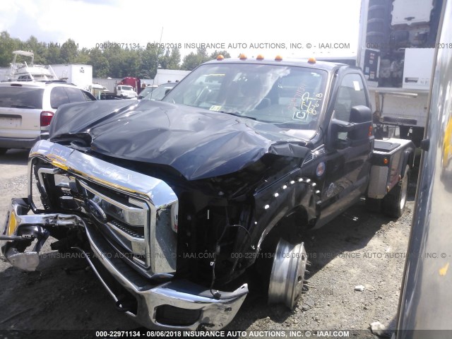 1FDUF4GT3GEC34424 - 2016 FORD F450 SUPER DUTY BLACK photo 2