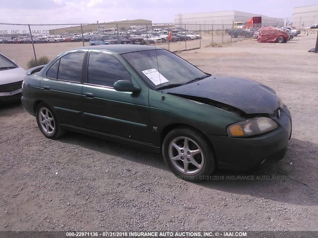 3N1AB51D72L709692 - 2002 NISSAN SENTRA SE-R SPEC V GREEN photo 1