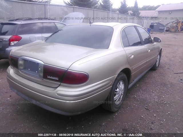 1G4HR54KX5U236796 - 2005 BUICK LESABRE LIMITED TAN photo 4