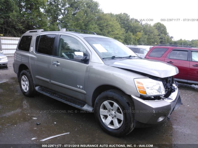 5N1BA08C37N724133 - 2007 NISSAN ARMADA SE/LE GOLD photo 1