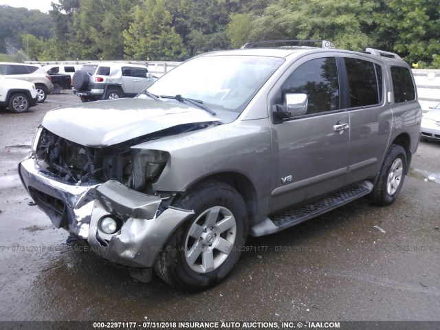 5N1BA08C37N724133 - 2007 NISSAN ARMADA SE/LE GOLD photo 2