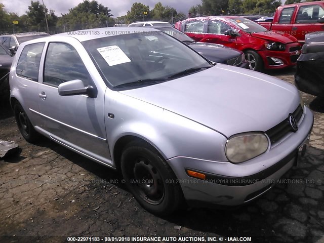 9BWBK61J134052060 - 2003 VOLKSWAGEN GOLF GL SILVER photo 1