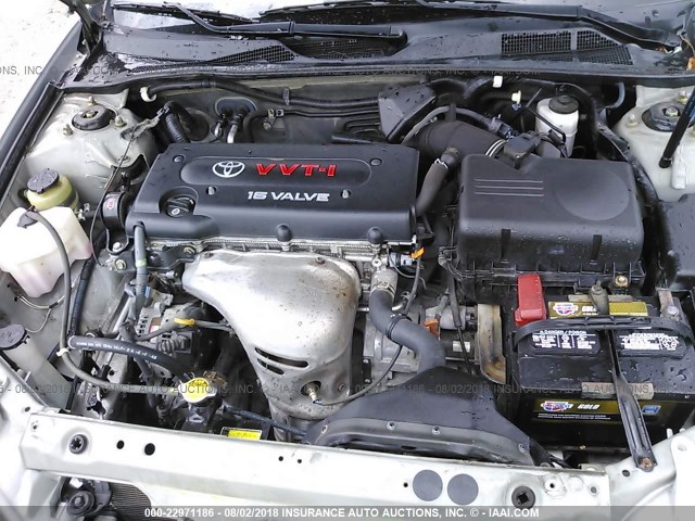 4T1BE32K24U378938 - 2004 TOYOTA CAMRY LE/XLE/SE 银色 照片 10