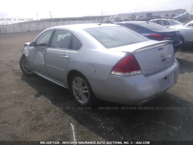 2G1WC5E37F1162778 - 2015 CHEVROLET IMPALA LIMITED LTZ SILVER photo 3