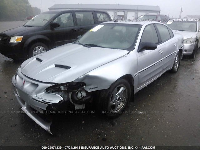 1G2NV52E73C220384 - 2003 PONTIAC GRAND AM GT1 SILVER photo 2