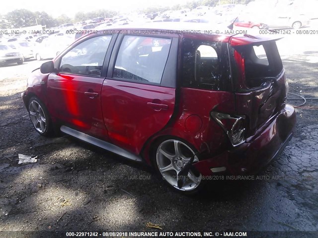 JTKKT624350097732 - 2005 TOYOTA SCION XA წითელი ფოტო 3