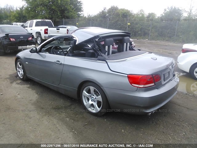 WBAWR33598P153646 - 2008 BMW 328 I SULEV GRAY photo 3