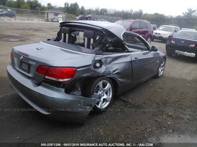 WBAWR33598P153646 - 2008 BMW 328 I SULEV GRAY photo 4