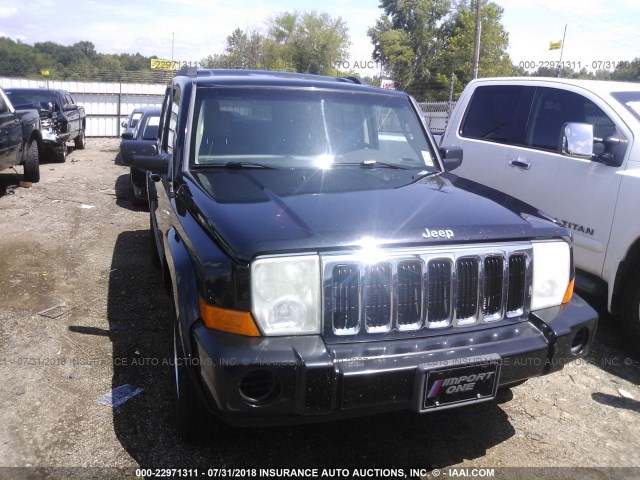 1J8HH48KX7C666809 - 2007 JEEP COMMANDER BLACK photo 6