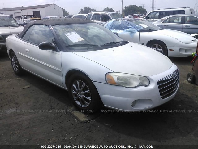 1C3EL45X05N698828 - 2005 CHRYSLER SEBRING WHITE photo 1