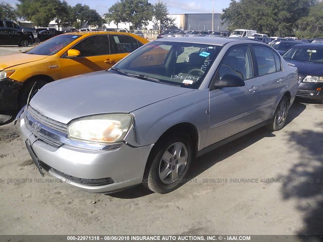 1G1ZT54894F139454 - 2004 CHEVROLET MALIBU LS ნაცრისფერი ფოტო 2