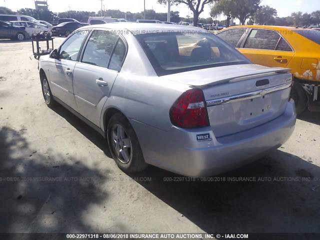 1G1ZT54894F139454 - 2004 CHEVROLET MALIBU LS ნაცრისფერი ფოტო 3