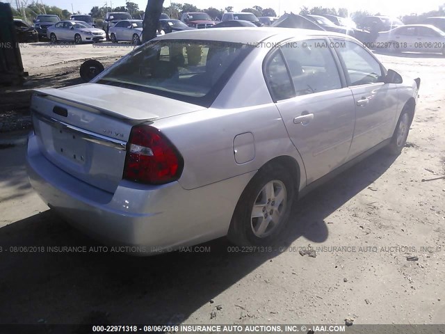 1G1ZT54894F139454 - 2004 CHEVROLET MALIBU LS ნაცრისფერი ფოტო 4