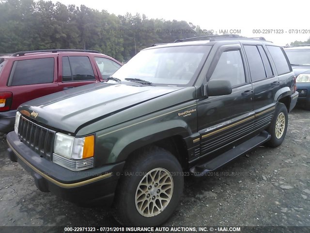 1J4GZ78Y7SC760817 - 1995 JEEP GRAND CHEROKEE LIMITED/ORVIS GREEN photo 2