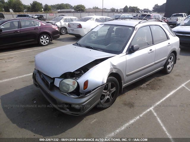 JF1GG68553H801130 - 2003 SUBARU IMPREZA OUTBACK SPORT SILVER photo 2