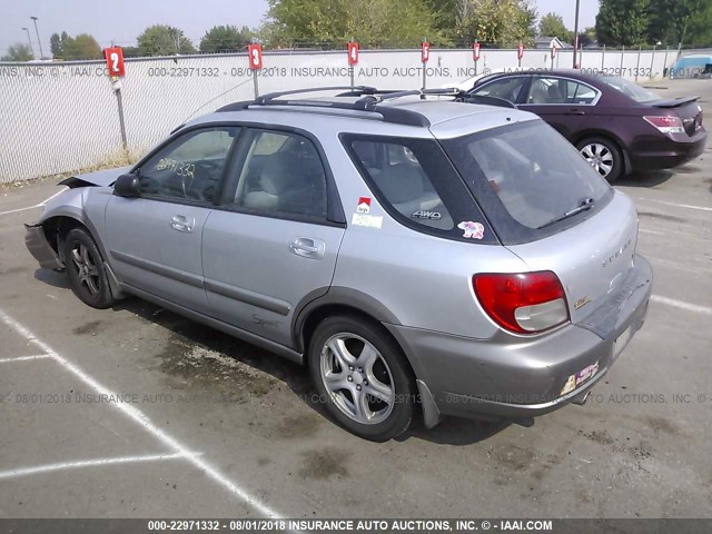 JF1GG68553H801130 - 2003 SUBARU IMPREZA OUTBACK SPORT SILVER photo 3