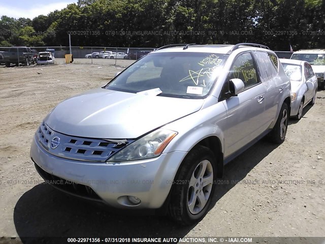 JN8AZ08W74W337825 - 2004 NISSAN MURANO SL/SE GRAY photo 6