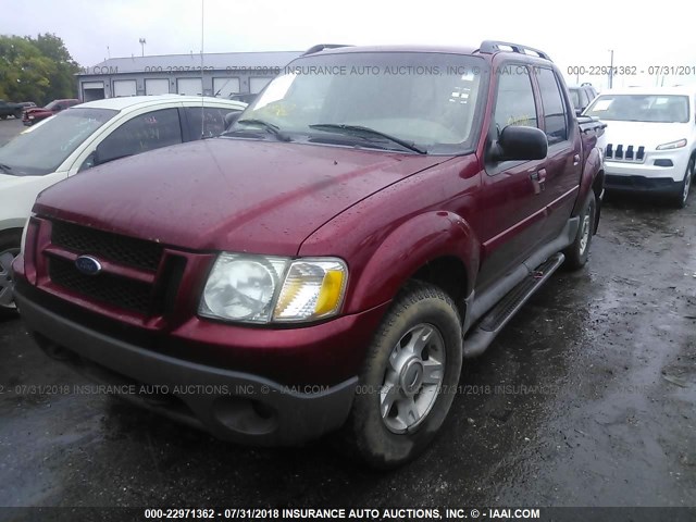 1FMZU77E13UA72680 - 2003 FORD EXPLORER SPORT TR  RED photo 2