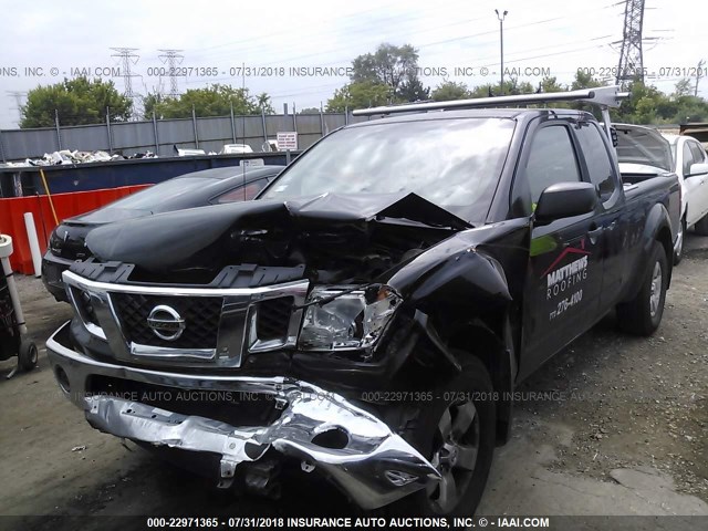 1N6AD0CW5AC445470 - 2010 NISSAN FRONTIER KING CAB SE/LE/NISMO BLACK photo 2