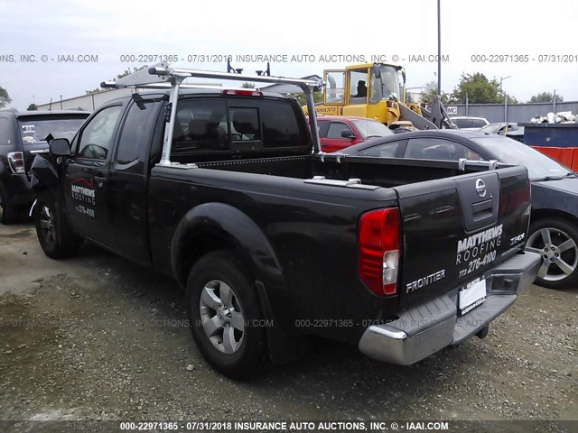 1N6AD0CW5AC445470 - 2010 NISSAN FRONTIER KING CAB SE/LE/NISMO BLACK photo 3