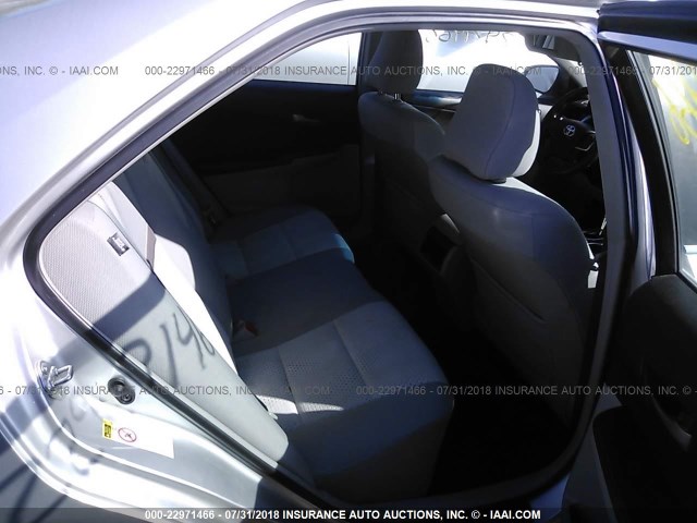 4T1BF1FK9CU151854 - 2012 TOYOTA CAMRY SE/LE/XLE ვერცხლისფერი ფოტო 8