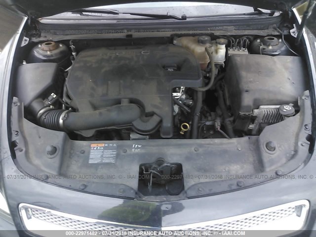 1G1ZE5E13BF218305 - 2011 CHEVROLET MALIBU LTZ 黑色 照片 10