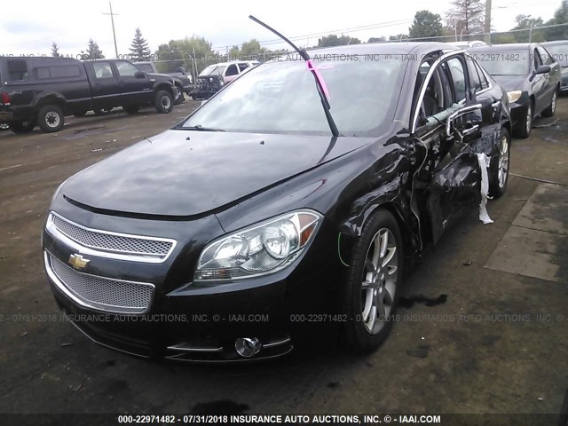1G1ZE5E13BF218305 - 2011 CHEVROLET MALIBU LTZ 黑色 照片 2