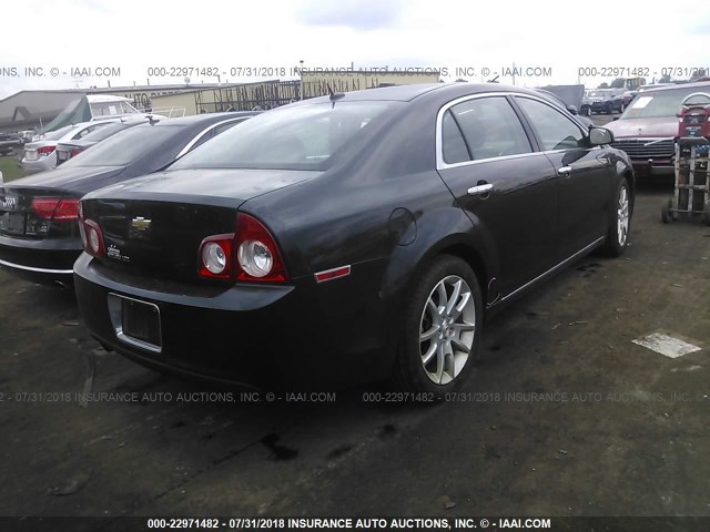 1G1ZE5E13BF218305 - 2011 CHEVROLET MALIBU LTZ 黑色 照片 4