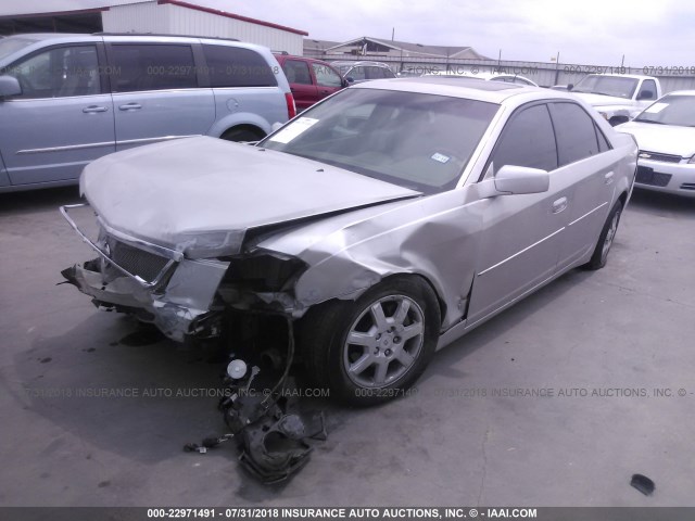 1G6DP577070180557 - 2007 CADILLAC CTS HI FEATURE V6 SILVER photo 2