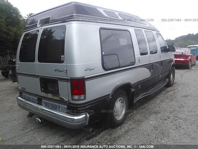 1FDRE14L3XHA94563 - 1999 FORD ECONOLINE E150 VAN TEAL photo 4