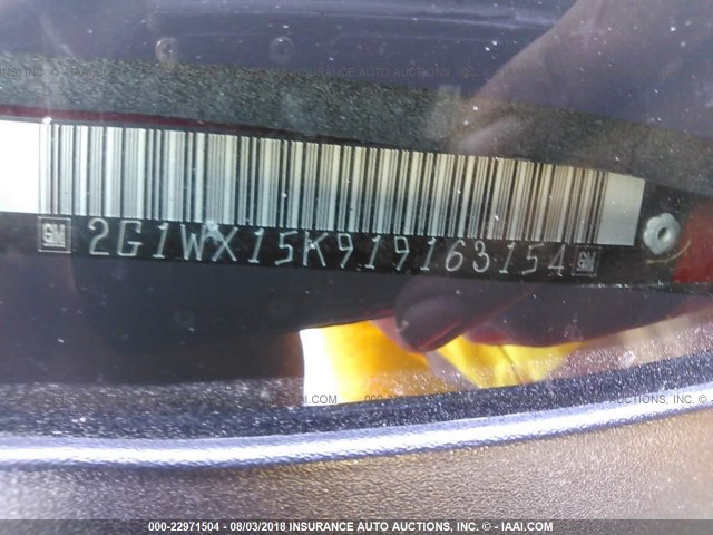 2G1WX15K919163154 - 2001 CHEVROLET MONTE CARLO SS წითელი ფოტო 9