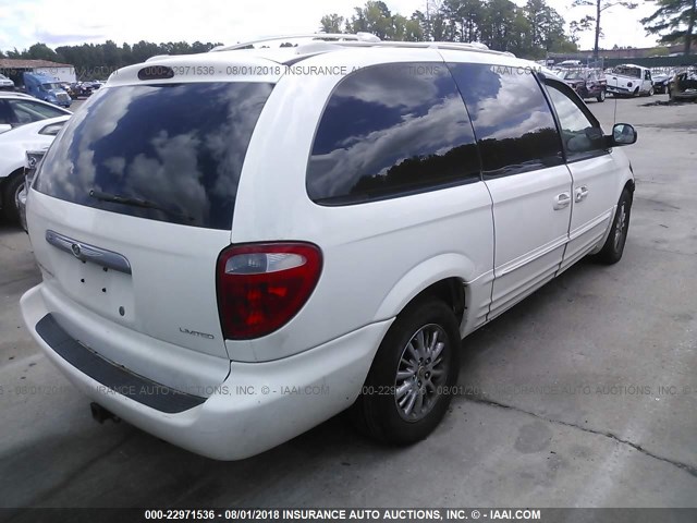 2C8GP64L72R530085 - 2002 CHRYSLER TOWN & COUNTRY LIMITED WHITE photo 4