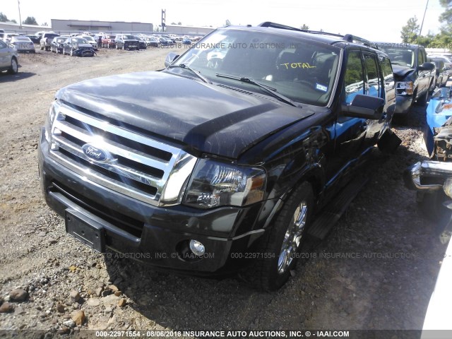 1FMJU1K5XBEF20022 - 2011 FORD EXPEDITION LIMITED BLACK photo 2