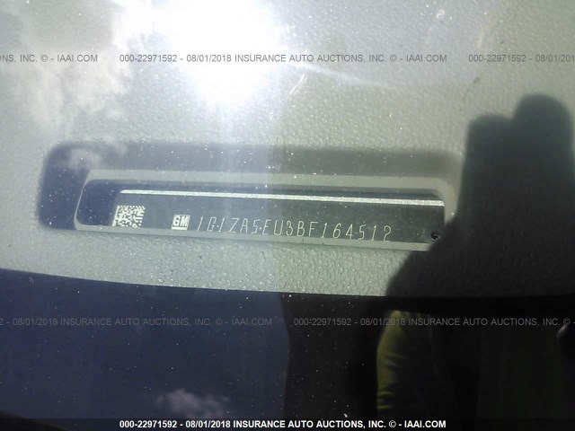 1G1ZA5EU3BF164512 - 2011 CHEVROLET MALIBU LS 银色 照片 9