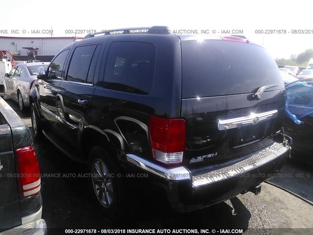 1A8HW58218F144548 - 2008 CHRYSLER ASPEN LIMITED BLACK photo 3