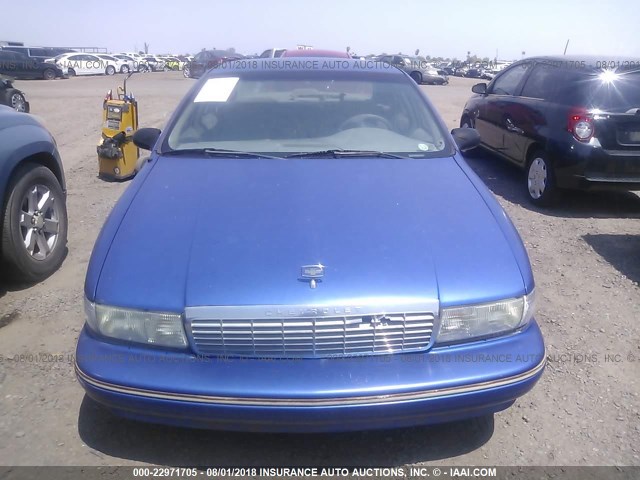1G1BL52P7SR190426 - 1995 CHEVROLET CAPRICE / IMPALA CLASSIC/SS BLUE photo 6