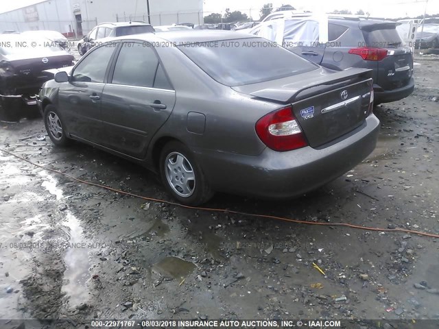 4T1BF32K62U520878 - 2002 TOYOTA CAMRY LE/XLE/SE Boz foto 3