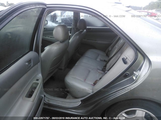 4T1BF32K62U520878 - 2002 TOYOTA CAMRY LE/XLE/SE Boz foto 8